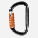 Asymmetrical aluminum carabiner